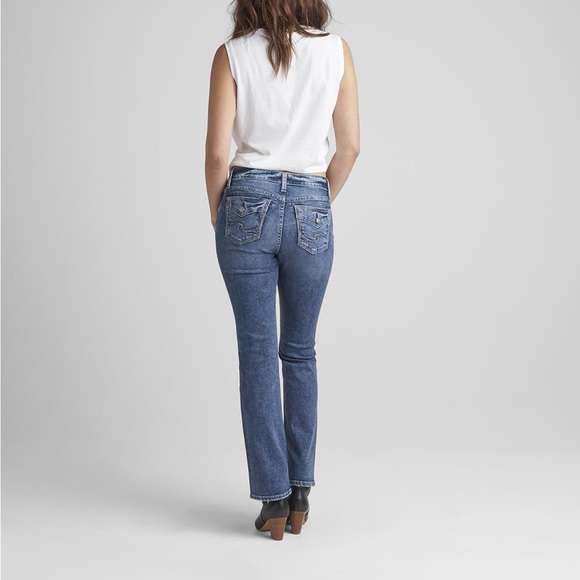 Silver Jeans Elyse Slim Boot Jeans 28 6 - Picture 8 of 13